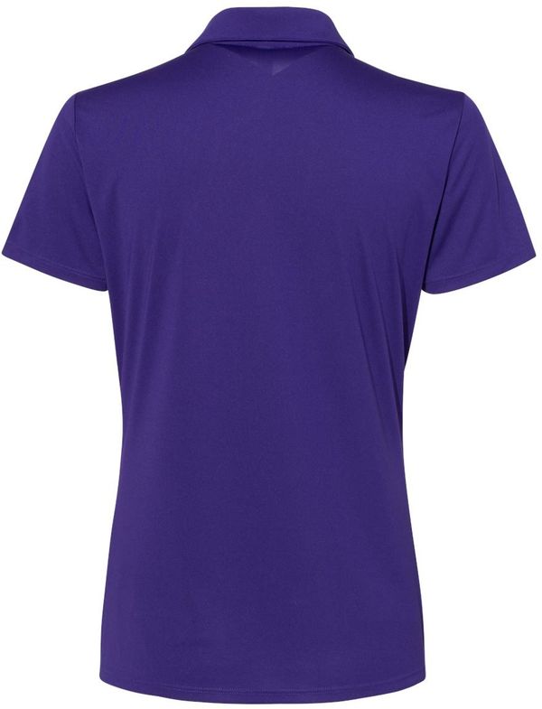 Am image of a Custom Adidas Womens Performance Sport Shirt in Collegiate Purple!