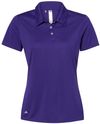 Am image of a Custom Adidas Womens Performance Sport Shirt in Collegiate Purple!