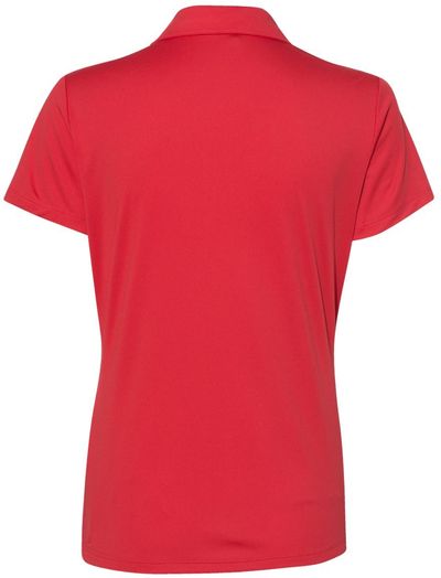 Am image of a Custom Adidas Womens Performance Sport Shirt in Collegiate Red!