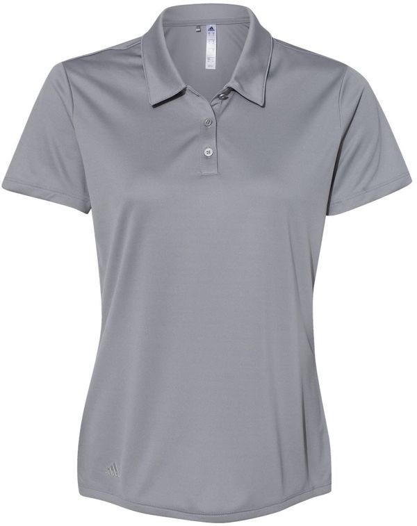 Am image of a Custom Adidas Womens Performance Sport Shirt in Grey Three!