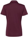 Am image of a Custom Adidas Womens Performance Sport Shirt in Maroon!