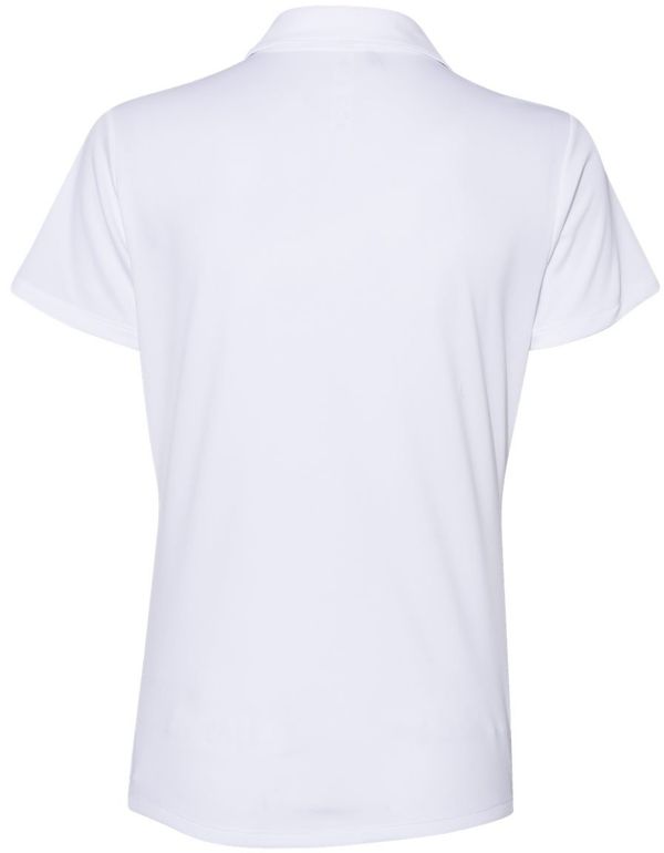 Am image of a Custom Adidas Womens Performance Sport Shirt in White!