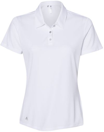 Am image of a Custom Adidas Womens Performance Sport Shirt in White!