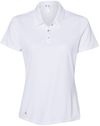 Am image of a Custom Adidas Womens Performance Sport Shirt in White!
