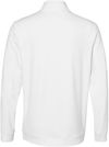 Am image of a Custom Adidas Performance Textured Quarter Zip Pullover in White!