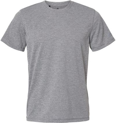 Am image of a Custom Adidas Sport T Shirt in Black Heather!