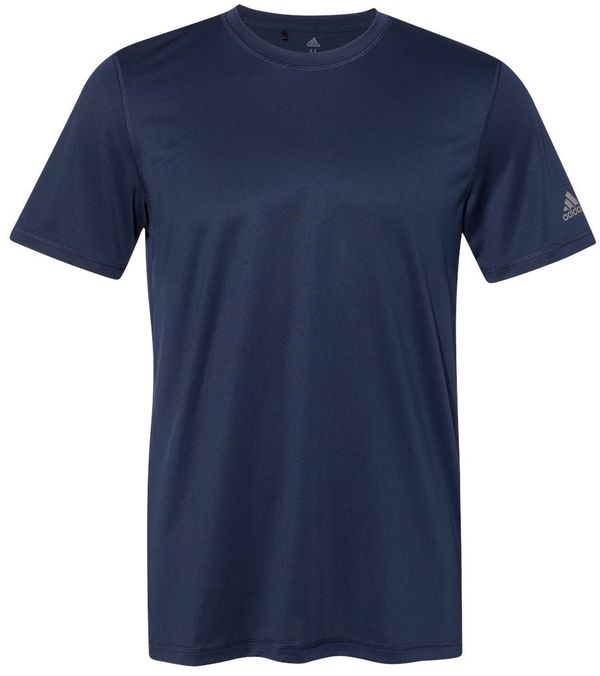 Am image of a Custom Adidas Sport T Shirt in Collegiate Navy!
