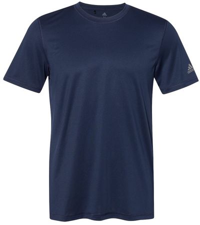 Am image of a Custom Adidas Sport T Shirt in Collegiate Navy!