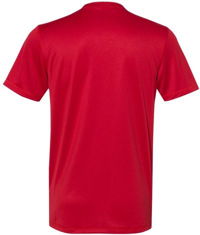 Am image of a Custom Adidas Sport T Shirt in Power Red!