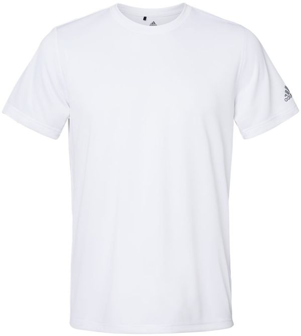 Am image of a Custom Adidas Sport T Shirt in White!