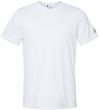 Am image of a Custom Adidas Sport T Shirt in White!