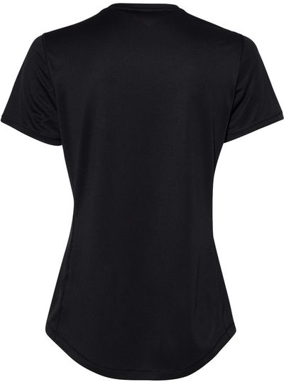 Am image of a Custom Adidas Womens Sport T Shirt in Black!