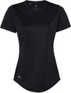 Am image of a Custom Adidas Womens Sport T Shirt in Black!