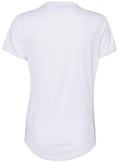 Am image of a Custom Adidas Womens Sport T Shirt in White!