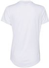 Am image of a Custom Adidas Womens Sport T Shirt in White!