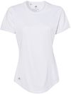 Am image of a Custom Adidas Womens Sport T Shirt in White!
