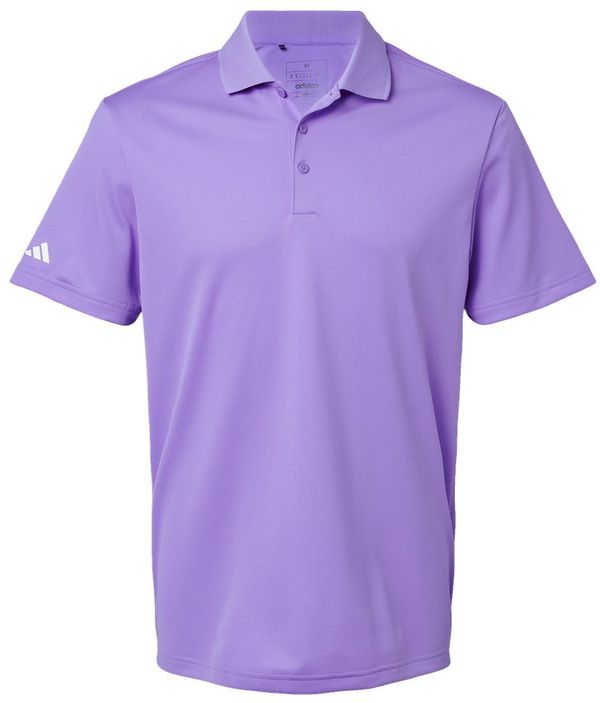 An image of a Custom Adidas Basic Sport Polo in Light Flash Purple!