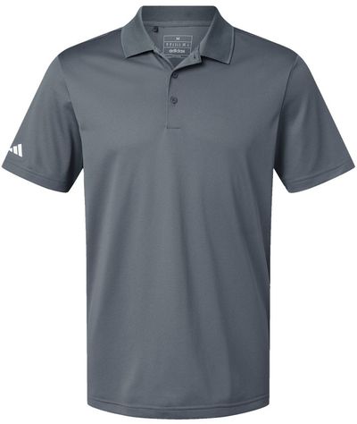 Am image of a Custom Adidas Basic Sport Polo in Onix!
