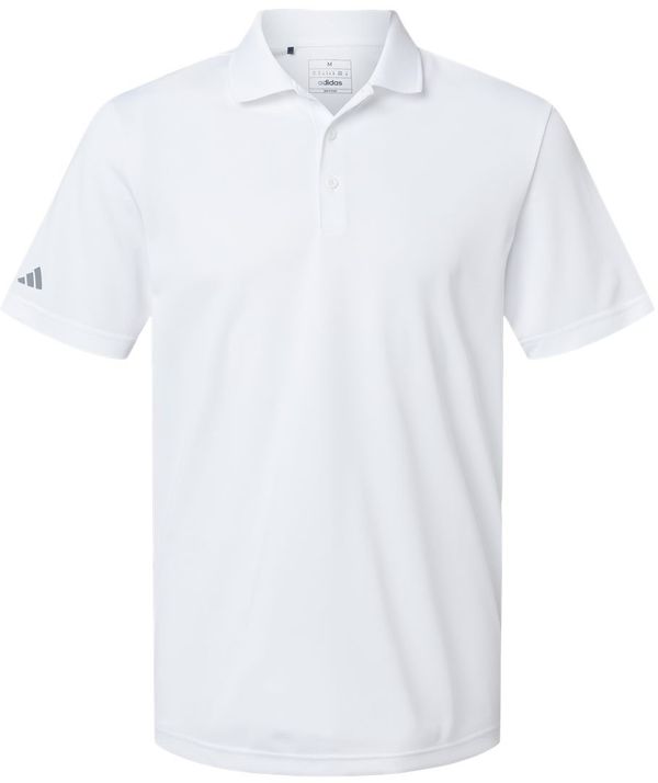 Am image of a Custom Adidas Basic Sport Polo in White!