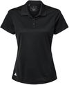 Am image of a Custom Adidas Womens Basic Sport Polo in Black!