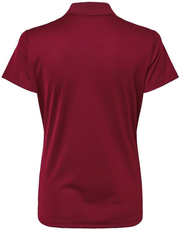 Am image of a Custom Adidas Womens Basic Sport Polo in Collegiate Burgundy!