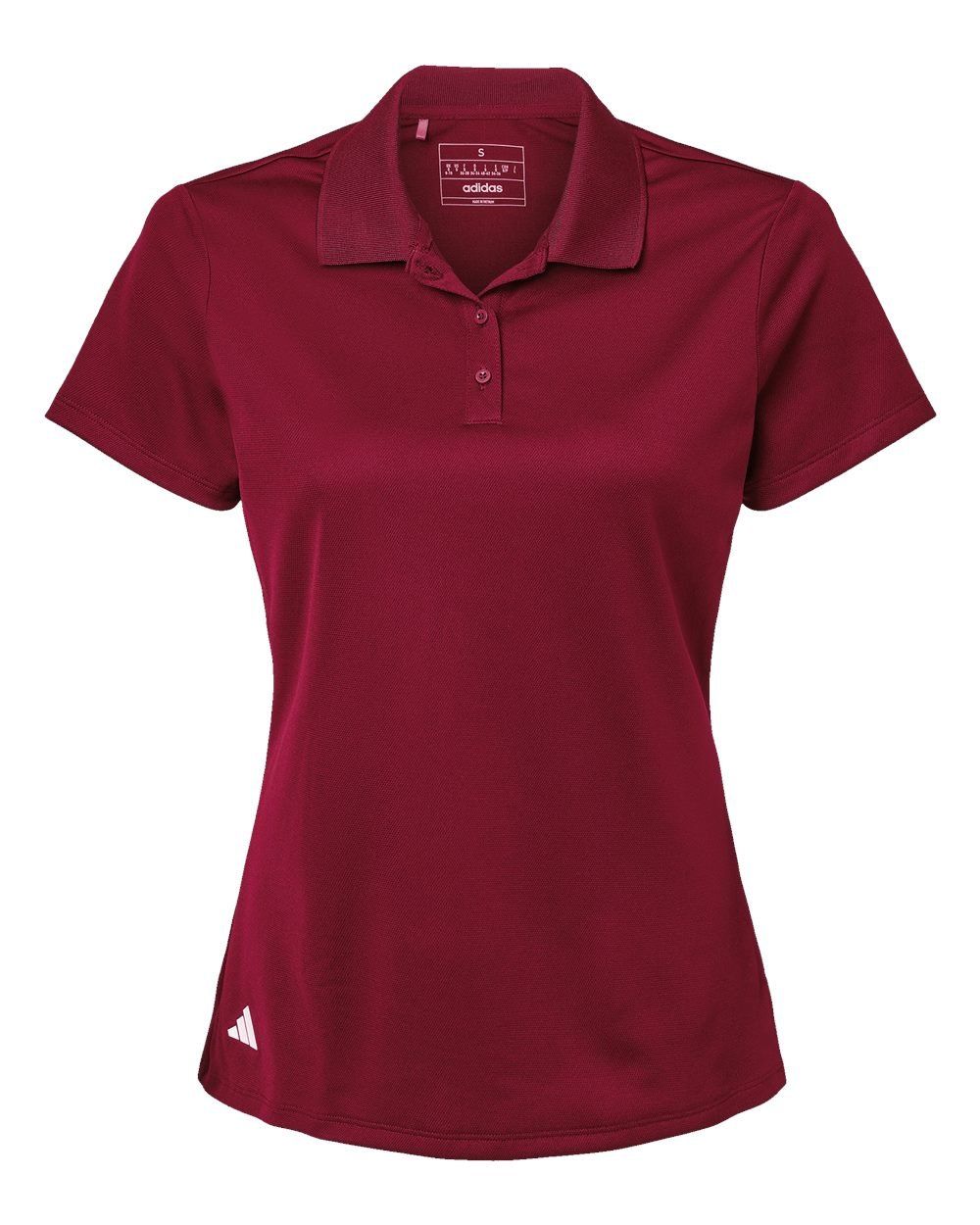 Adidas Womens Basic Sport Polo in Collegiate Burgundy
