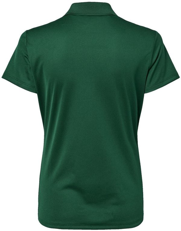 Am image of a Custom Adidas Womens Basic Sport Polo in Collegiate Green!