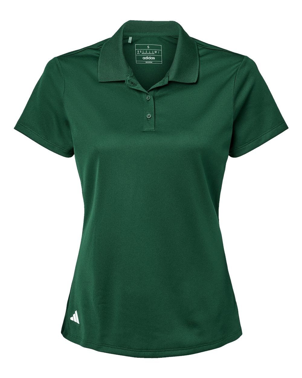 Adidas Womens Basic Sport Polo in Collegiate Green