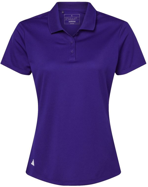 Am image of a Custom Adidas Womens Basic Sport Polo in Collegiate Purple!