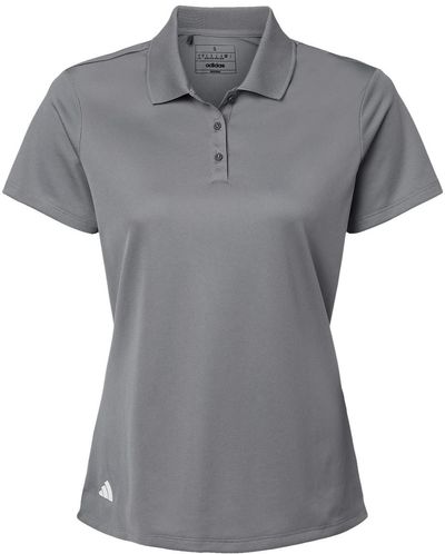 Am image of a Custom Adidas Womens Basic Sport Polo in Grey Three!