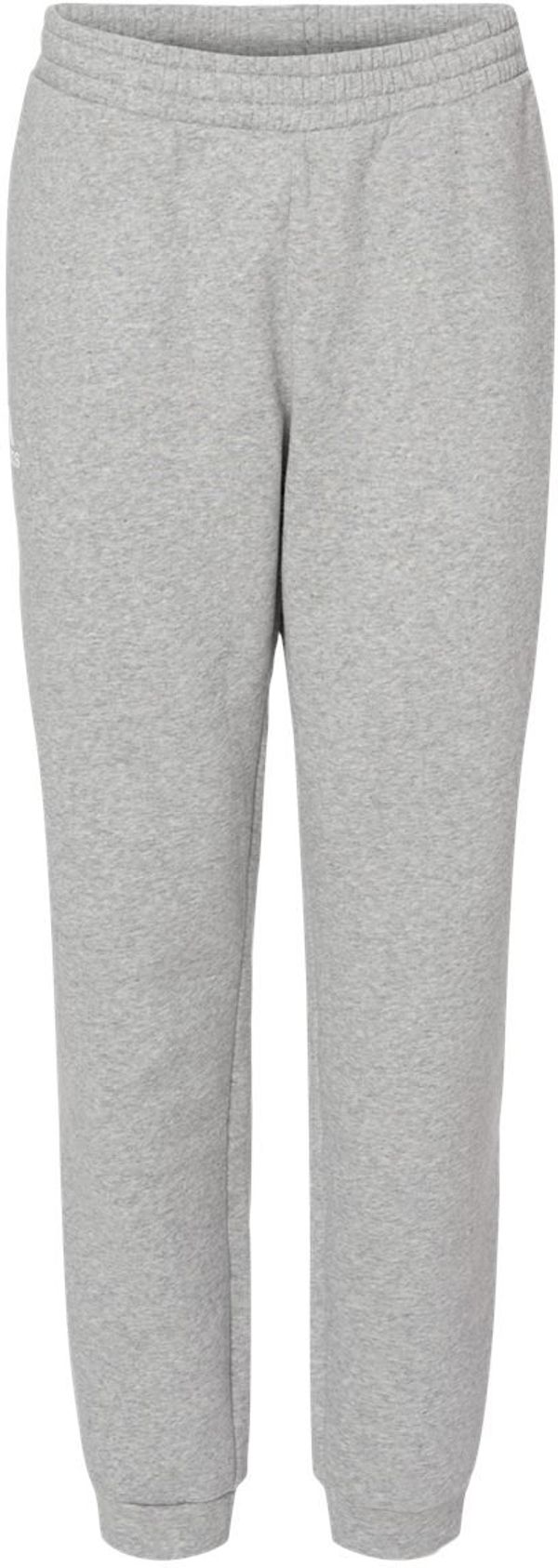 Am image of a Custom Adidas Fleece Joggers in Grey Heather!