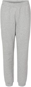 Am image of a Custom Adidas Fleece Joggers in Grey Heather!
