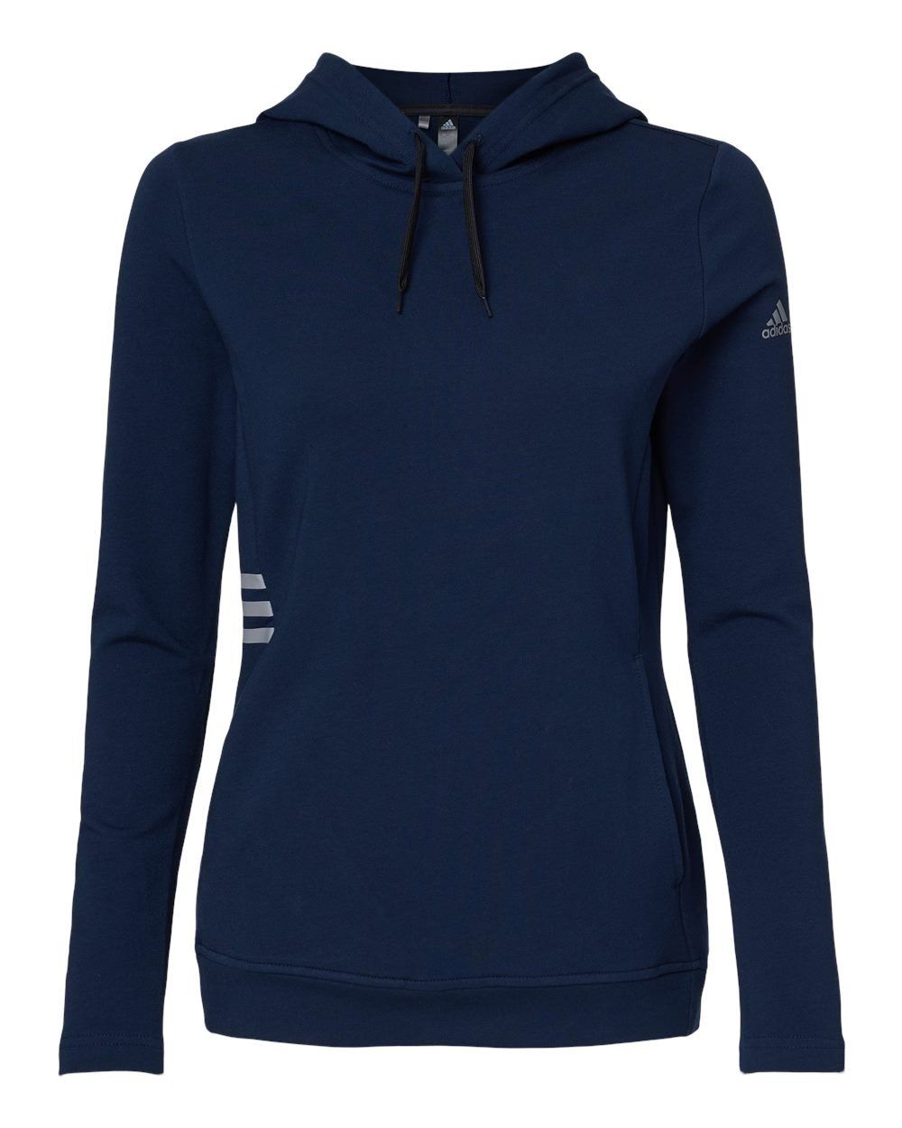 Adidas Womens Lightweight Hooded Sweatshirt in Collegiate Navy