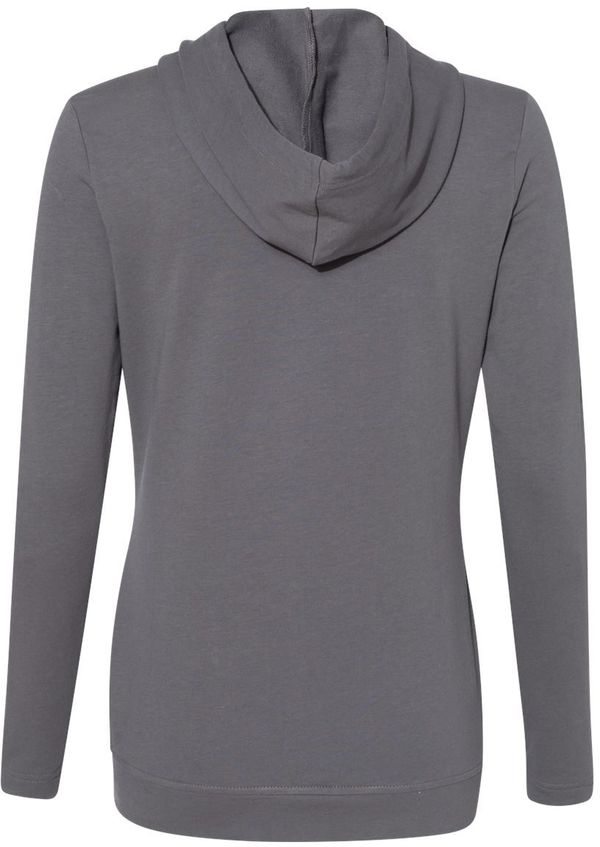 Am image of a Custom Adidas Womens Lightweight Hooded Sweatshirt in Grey Five!