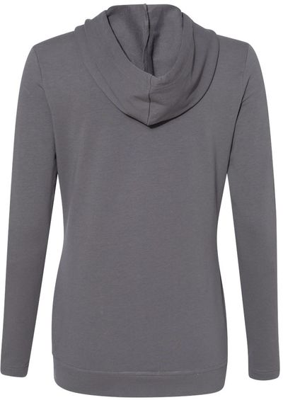 Am image of a Custom Adidas Womens Lightweight Hooded Sweatshirt in Grey Five!