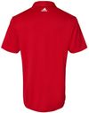 Am image of a Custom Adidas Floating 3 Stripes Polo in Team Power Red/White!