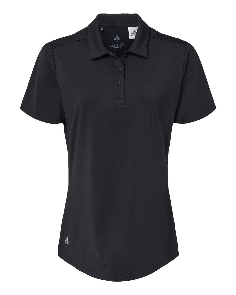 Adidas Women's Ultimate Solid Polo in Black