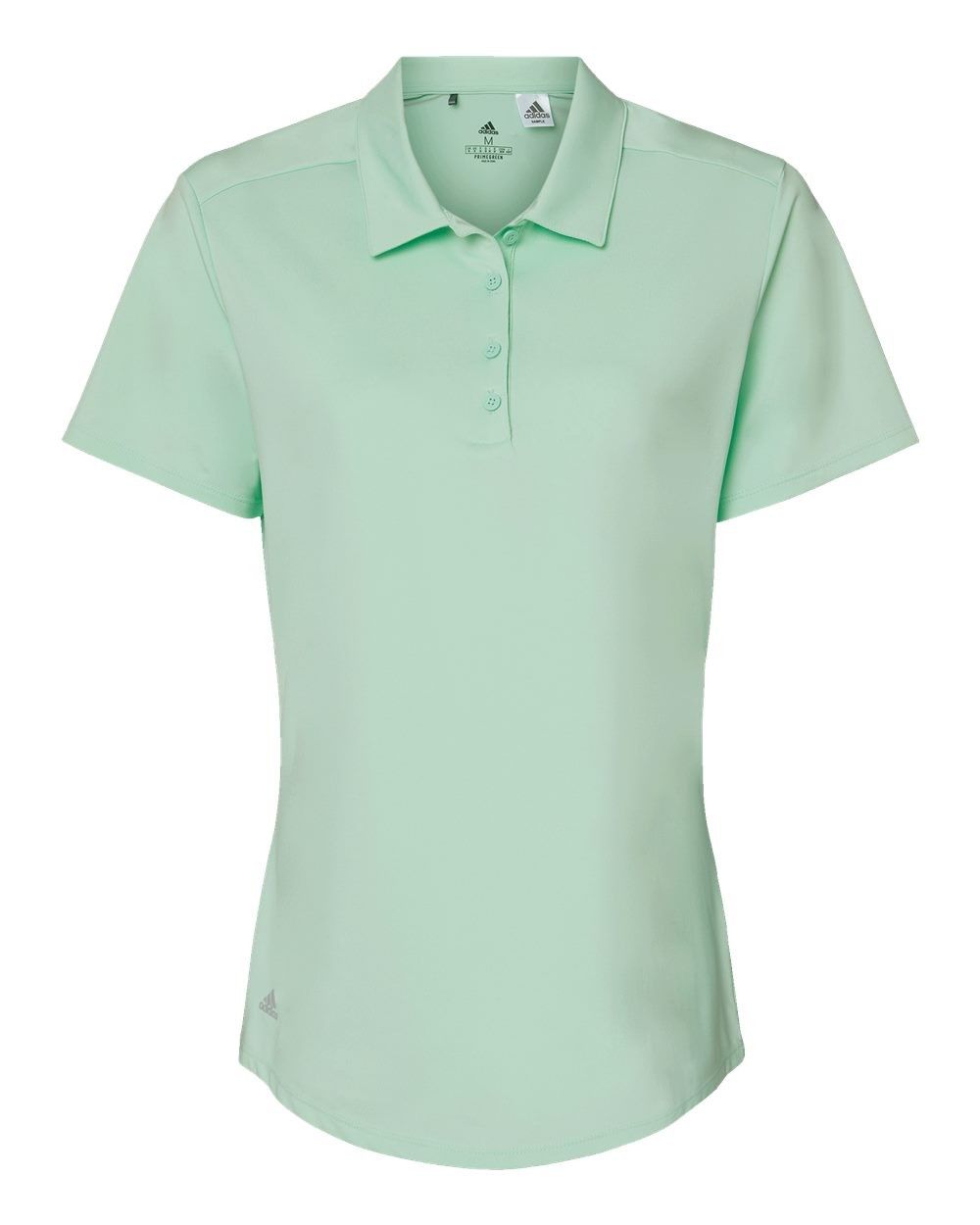 Adidas Women's Ultimate Solid Polo in Clear Mint
