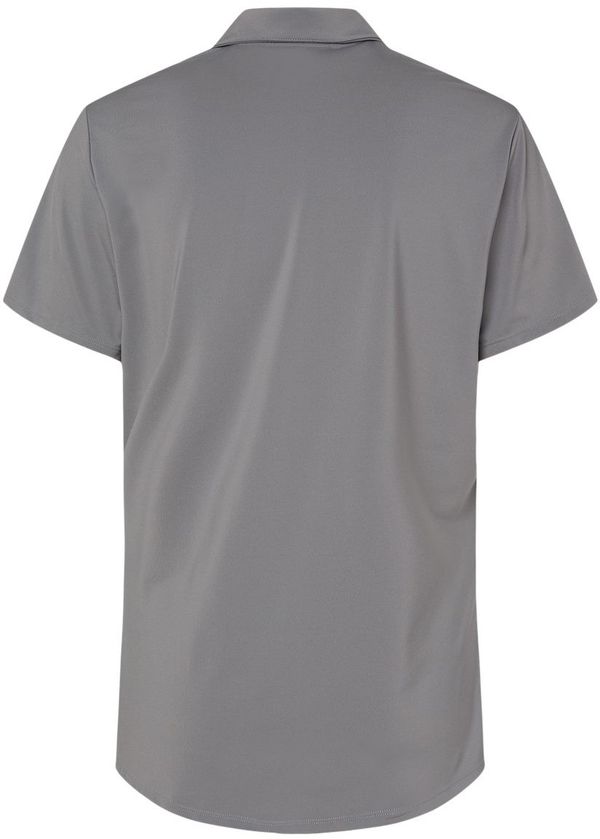 Am image of a Custom Adidas Women's Ultimate Solid Polo in Grey Three!