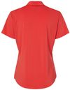 Am image of a Custom Adidas Women's Ultimate Solid Polo in Real Coral!