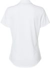 Am image of a Custom Adidas Women's Ultimate Solid Polo in White!