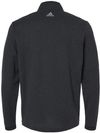 Am image of a Custom Adidas 3 Stripes Quarter Zip Sweater in Black Melange!
