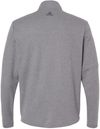 Am image of a Custom Adidas 3 Stripes Quarter Zip Sweater in Grey Three Melange!
