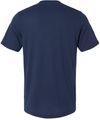Am image of a Custom Adidas Blended TShirt in Collegiate Navy!