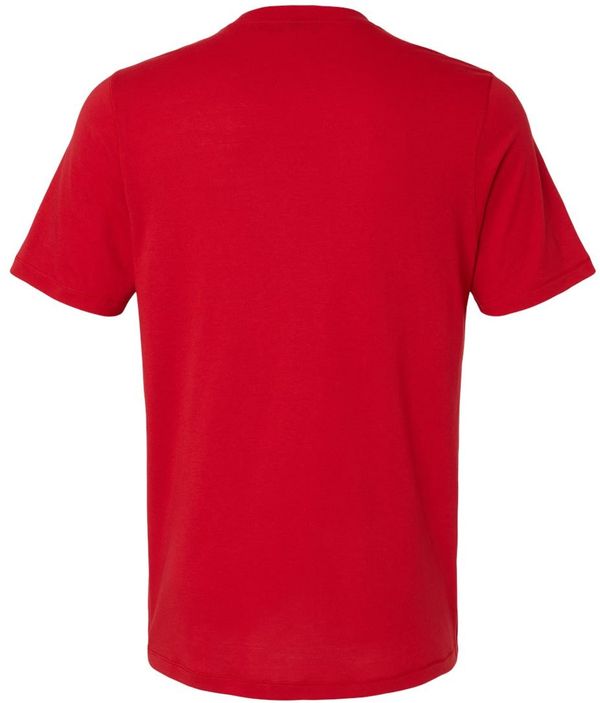Am image of a Custom Adidas Blended TShirt in Power Red!