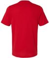 Am image of a Custom Adidas Blended TShirt in Power Red!