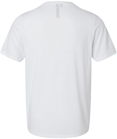 Am image of a Custom Adidas Blended TShirt in White!