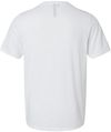 Am image of a Custom Adidas Blended TShirt in White!