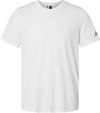 Am image of a Custom Adidas Blended TShirt in White!