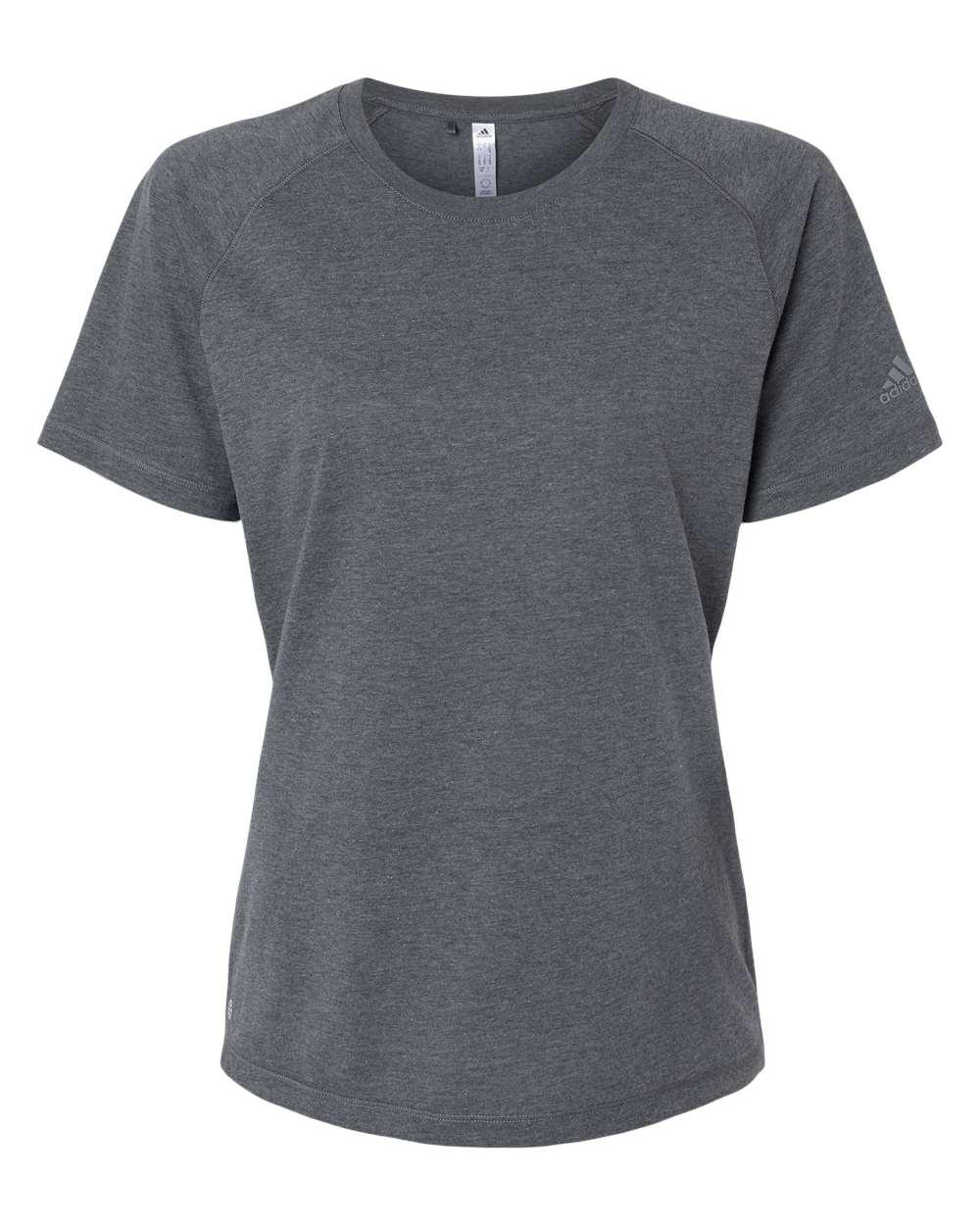 Adidas Womens Blended TShirt in Dark Grey Heather